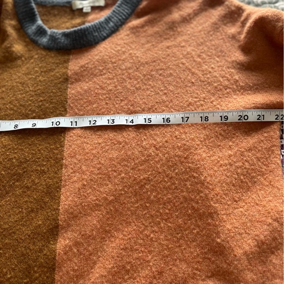 Madewell Westlake Color-block Long Sleeve Pullover Sweater Size Small - Picture 11 of 11